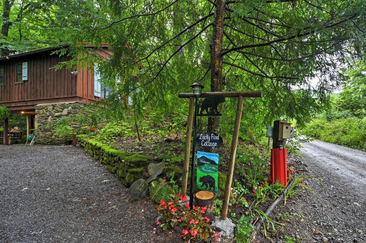 Serene Creekside Cottage Near Asheville Fire Pit Candler Zewnętrze zdjęcie