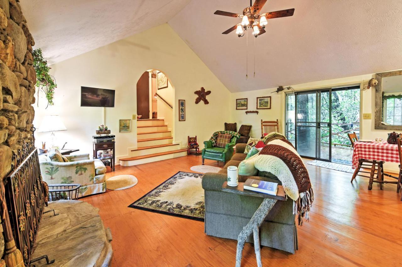 Serene Creekside Cottage Near Asheville Fire Pit Candler Zewnętrze zdjęcie