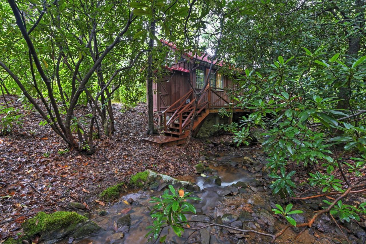 Serene Creekside Cottage Near Asheville Fire Pit Candler Zewnętrze zdjęcie