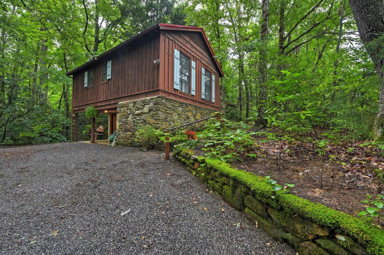Serene Creekside Cottage Near Asheville Fire Pit Candler Zewnętrze zdjęcie